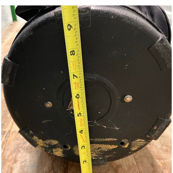 Wilson 34" Black 6 Way Cart/Carry Canvas Bag Rain Hood Carry Strap w/rain cover - Picture 7 of 8